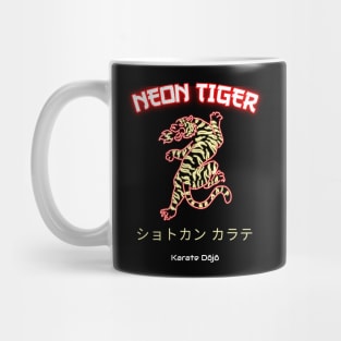 Neon Tiger: Shotokan Dojo Cyber-punk Mug